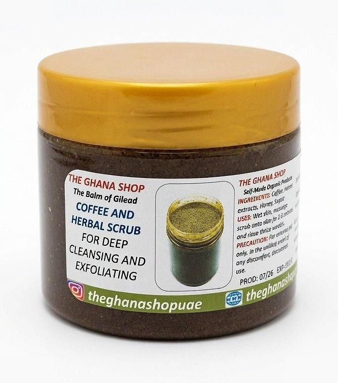 Coffee Herbal Body Scrub — The Ghana Shop UAE