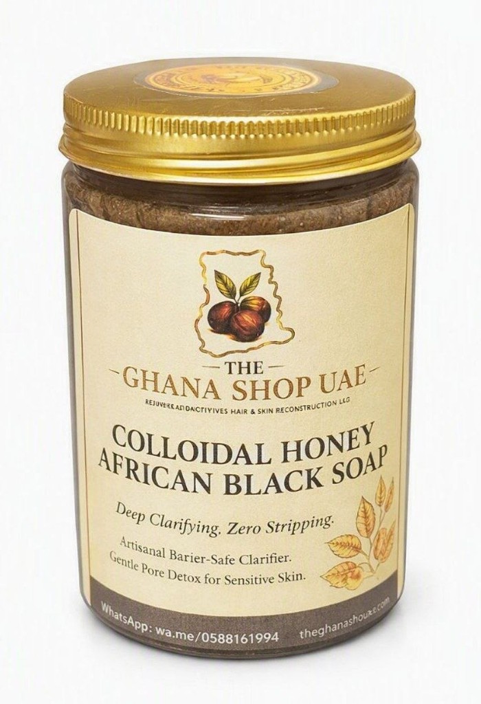 Colloidal Honey African Black Soap — The Ghana Shop UAE