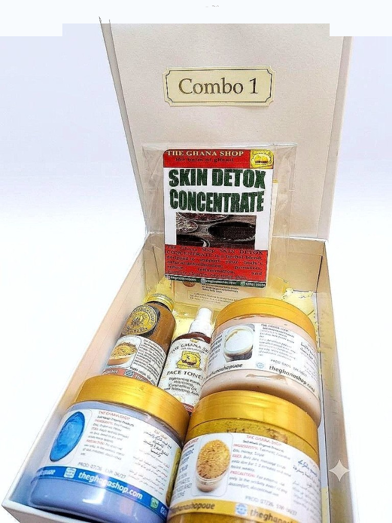 Skin Combos — 5-piece African botanical reconstruction sets UAE
