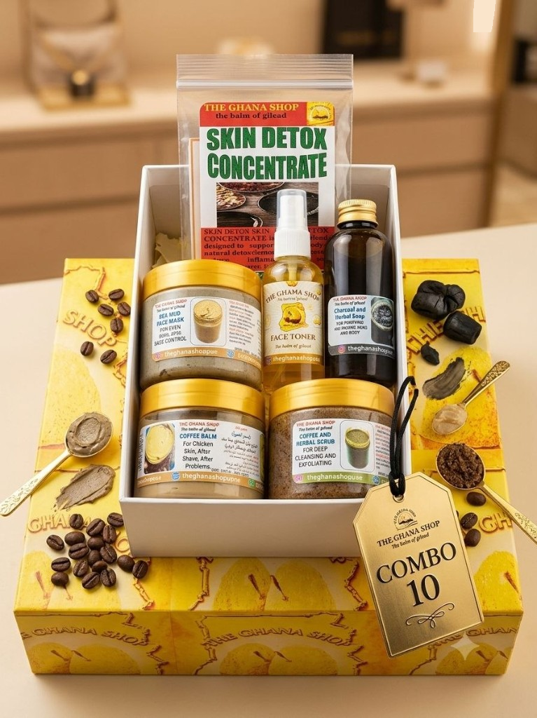 Combo 10: Cellulite Smoothing & Coffee Elixir Set — The Ghana Shop UAE