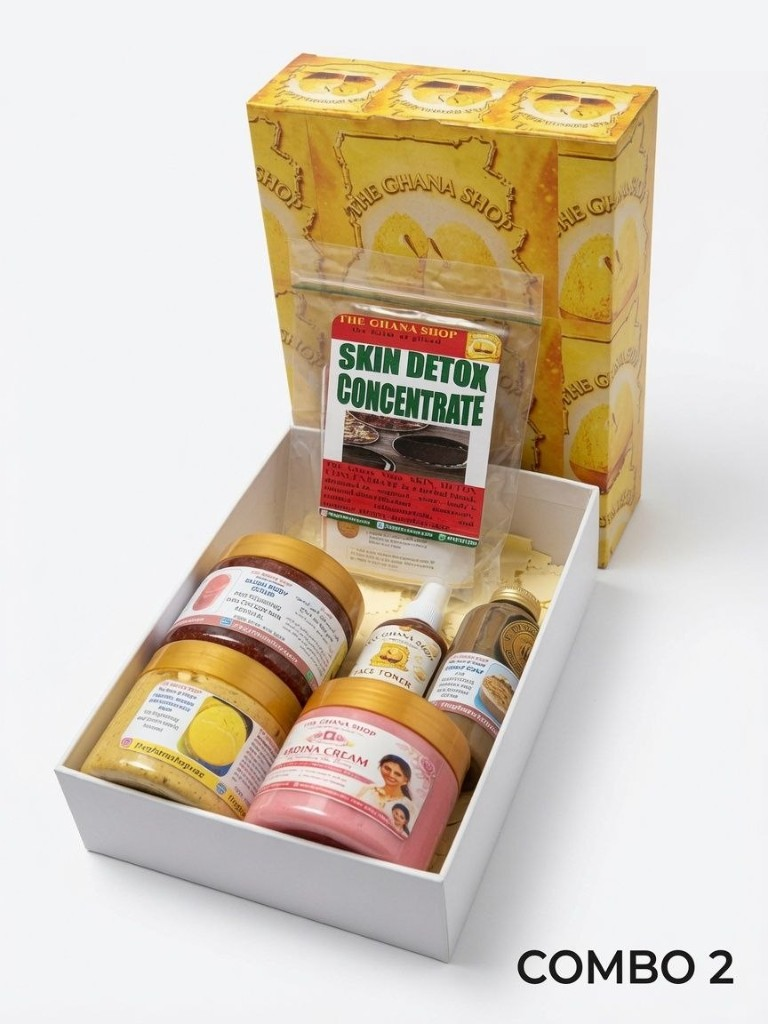 Combo 2: High-Shine Radiance & Brightening Set — The Ghana Shop UAE