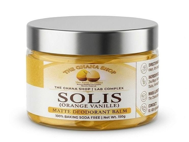 Solis (Orange Vanille) Matte Deodorant Balm — The Ghana Shop UAE