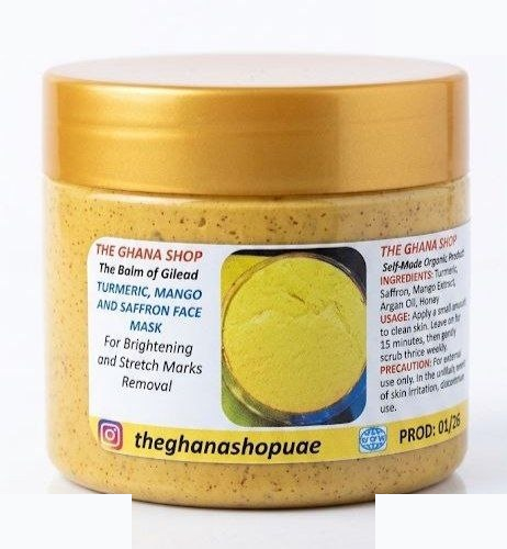 Turmeric, Mango and Saffron Face Mask — The Ghana Shop UAE