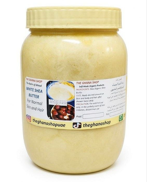 വൈറ്റ് ഷിയ ബട്ടർ 1 കിലോ — The Ghana Shop UAE